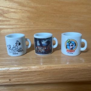 3/$20 ✨ Vintage Disney Collectible Mini Mugs Cups